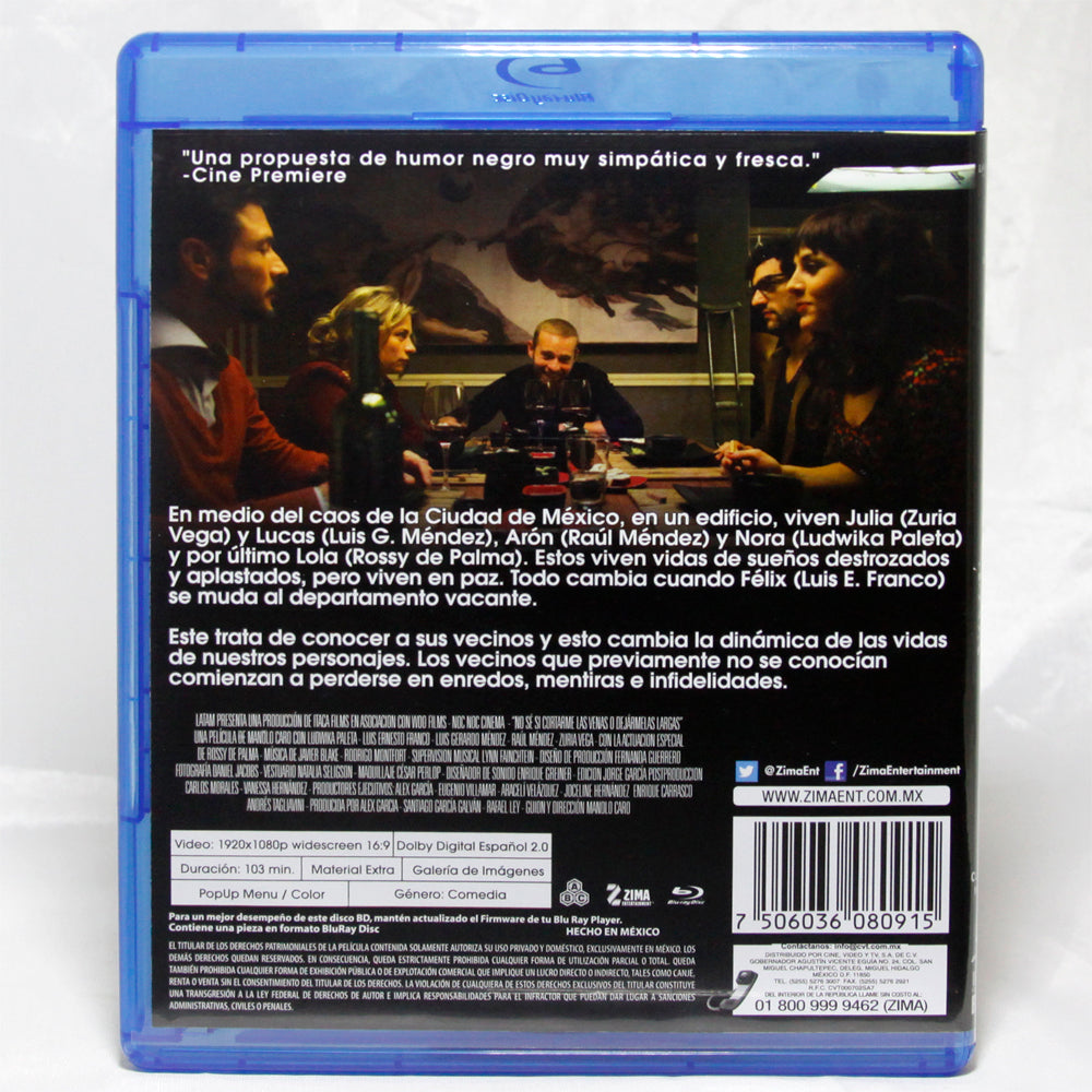 No sé si cortarme las venas o dejármelas más largas Blu-ray