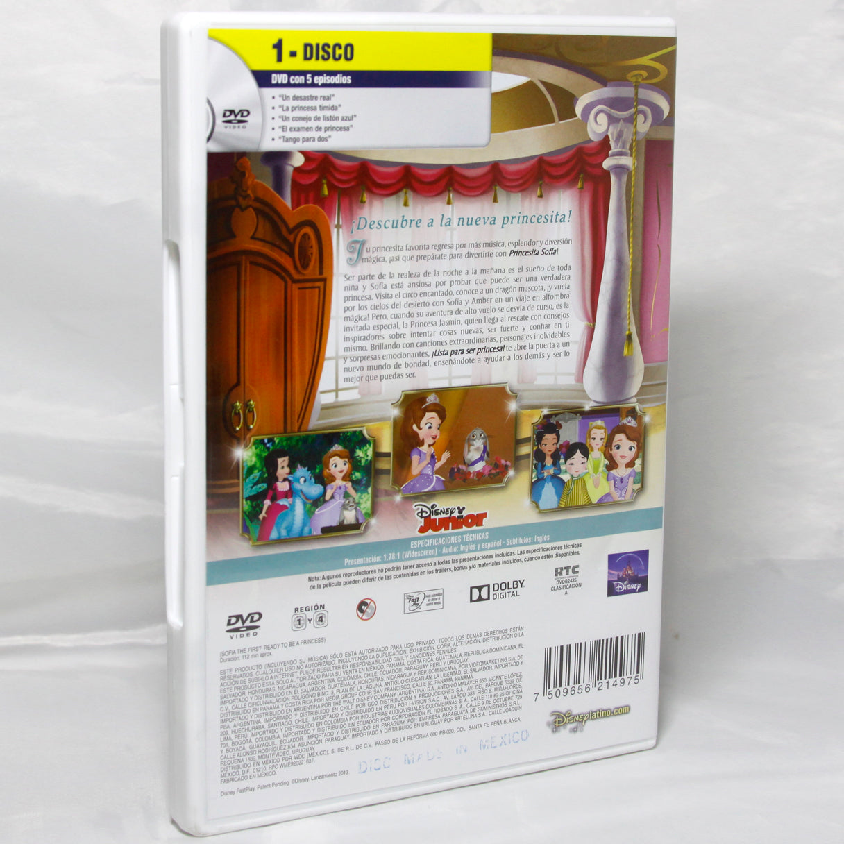 Princesita Sofía ¡Lista para ser Princesa! DVD