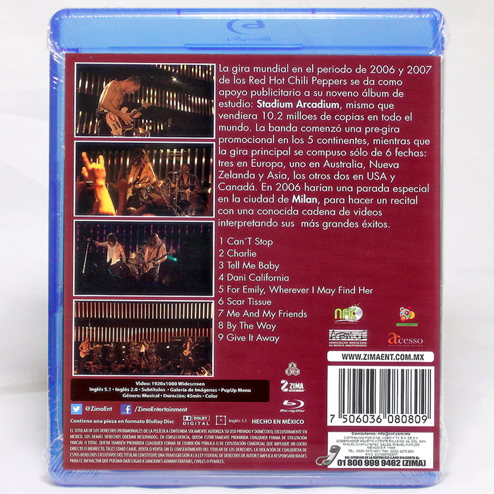 Red Hot Chilipeppers Live in Milan Blu-Ray