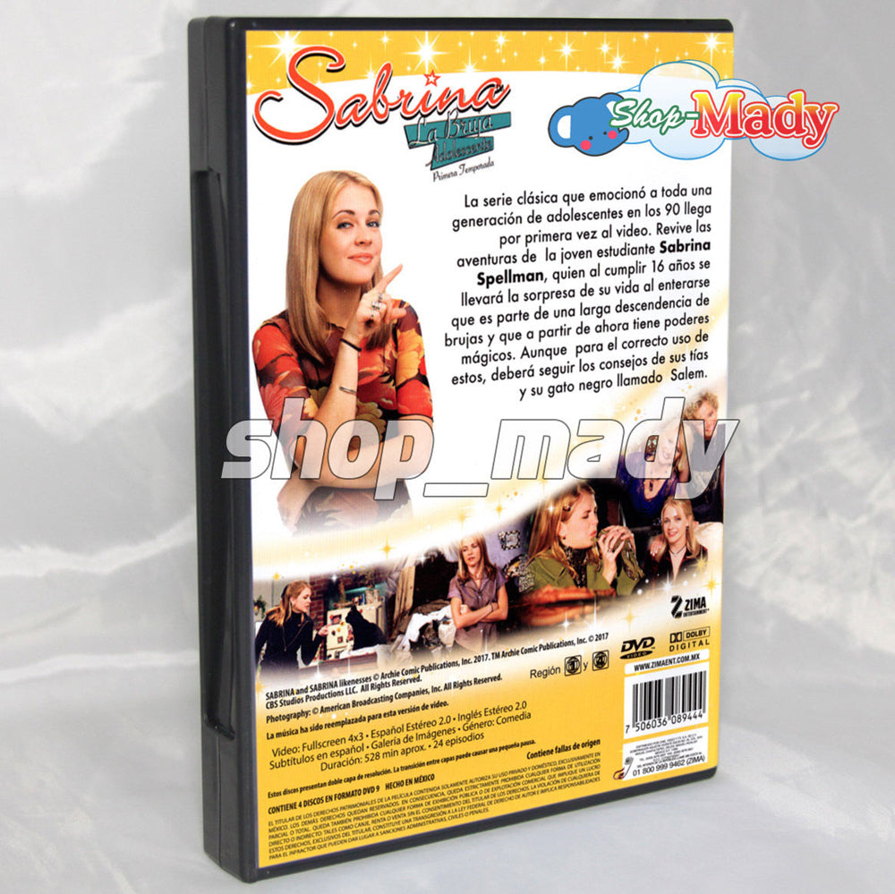 Sabrina la bruja adolescente primera temporada DVD