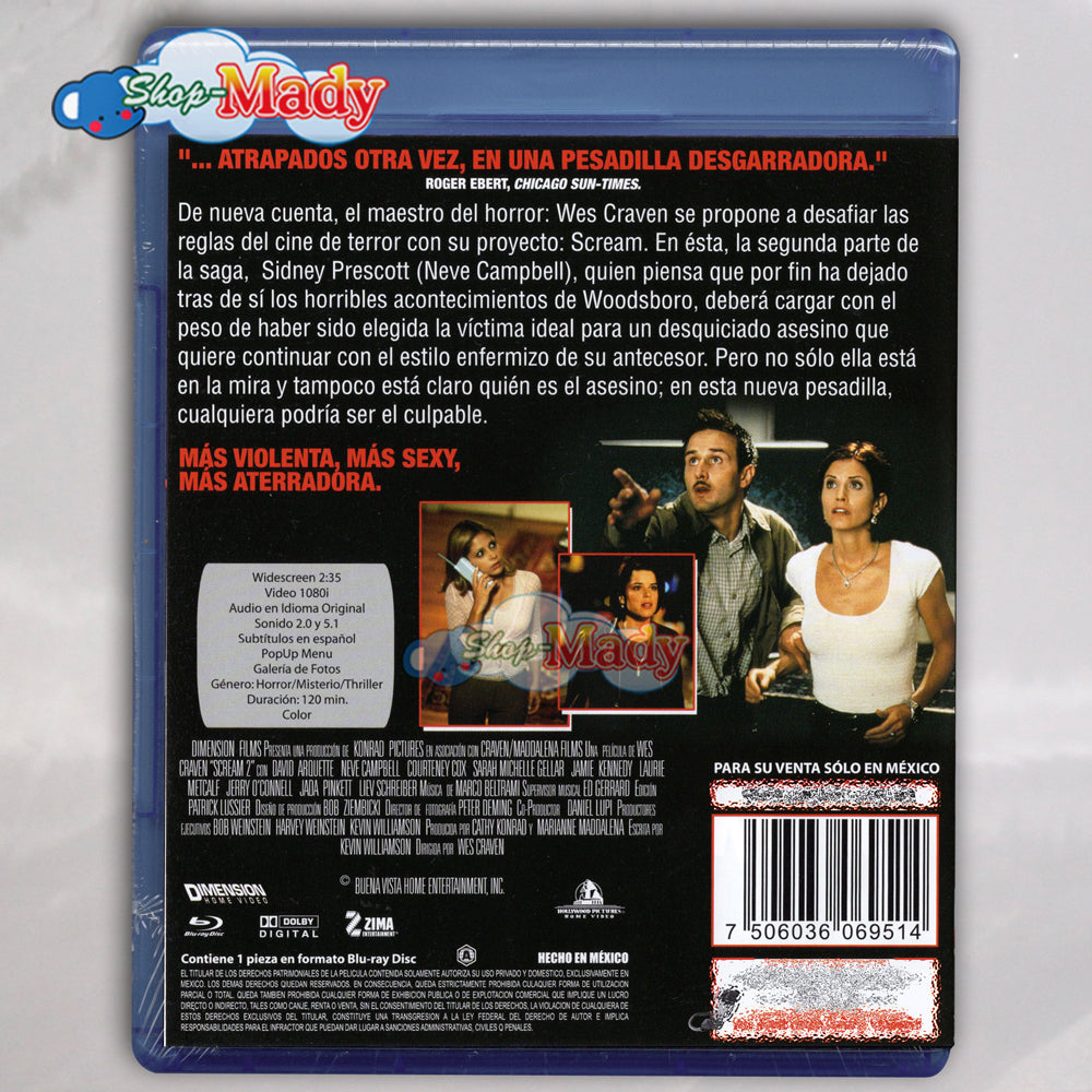 Scream 2 Blu-ray