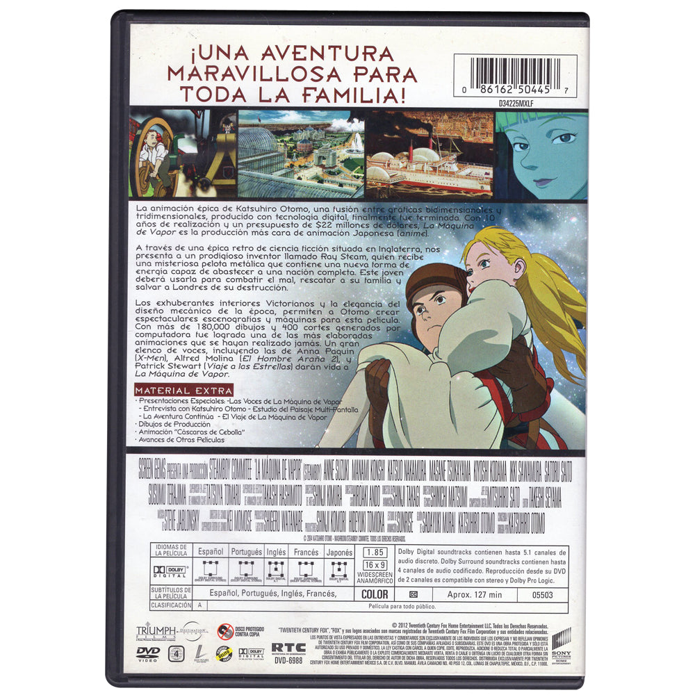 Steamboy La Máquina de Vapor DVD
