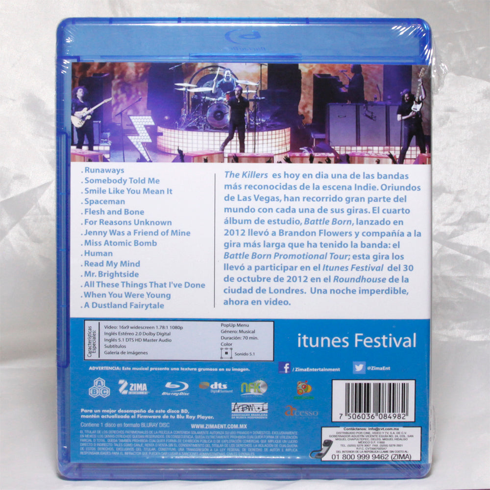 The Killers Itunes Festival Blu-ray