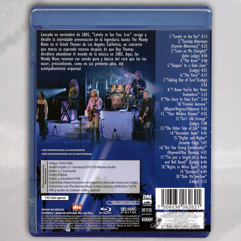 The Moody Blues Live Lovely to See You Blu-ray